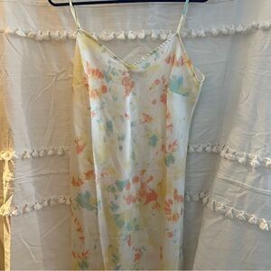 NWT Tie Dye Spaghetti Strap Dress